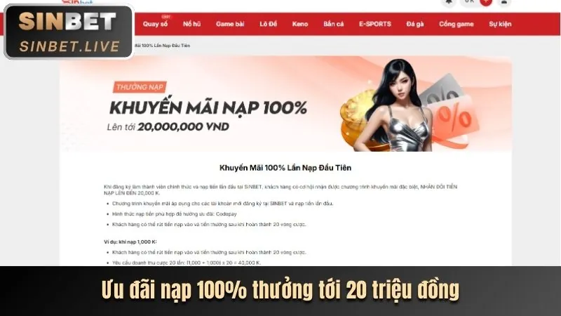 Khuyến mãi chào mừng cho người chơi Nổ Hũ mới